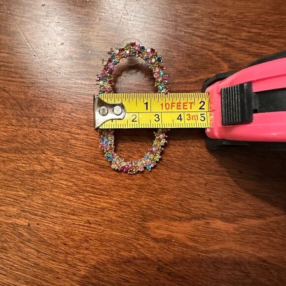 Multicolor Statement Earrings - Picture 3 of 6